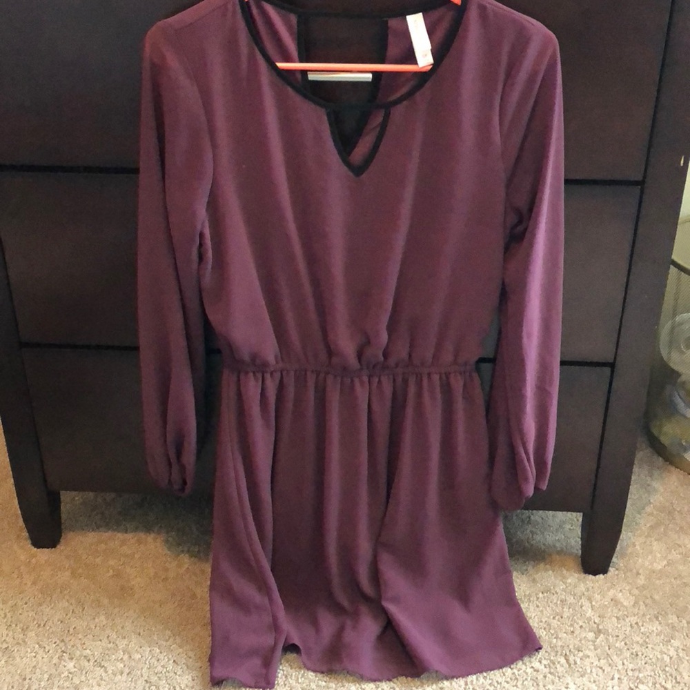 Purple xhilaration dress
